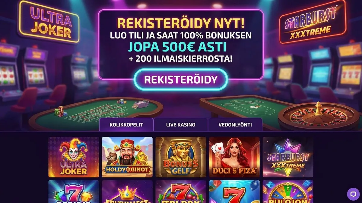 Rekisteröitymisbonus